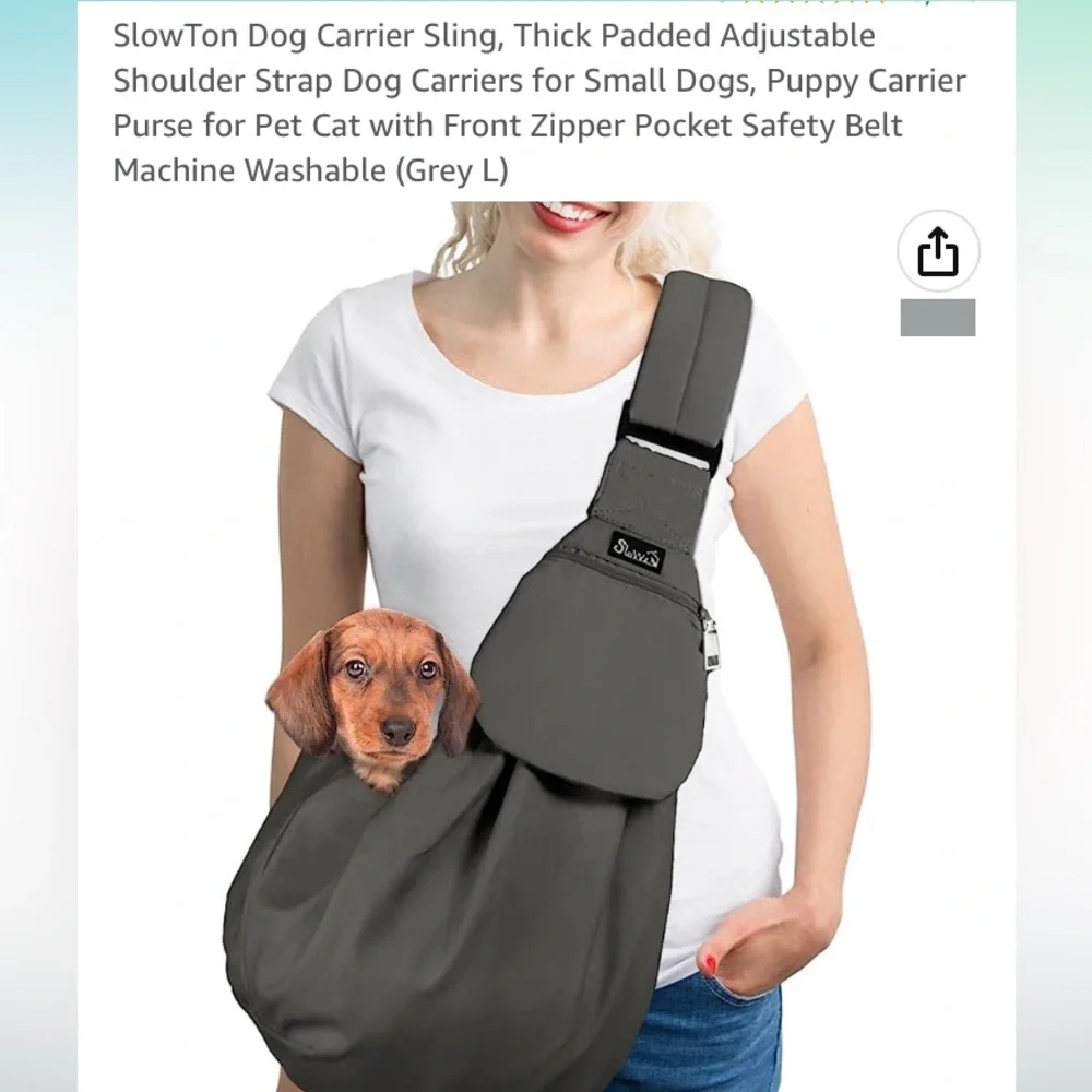 NWOT SlowTon Dog Sling Carrier